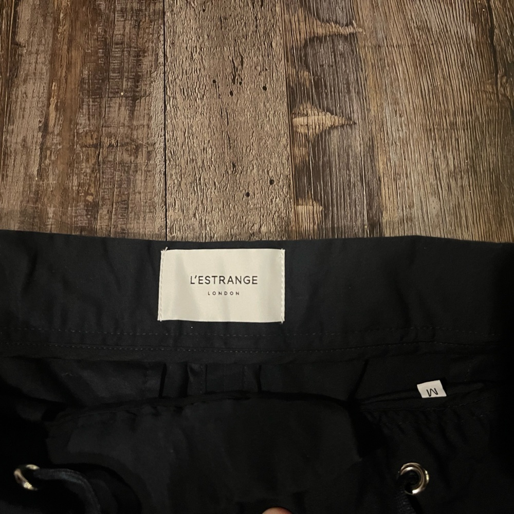 L'ESTRANGE Men's The 24 Trouser Navy Size Medium - Picture 6 of 9